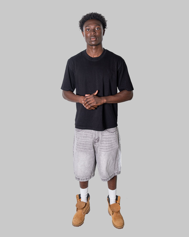 TRACK JORTS - GREY
