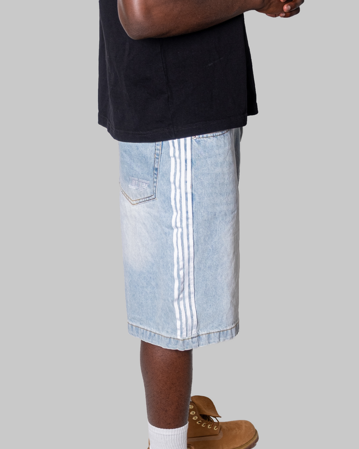 TRACK JORTS - BABY BLUE