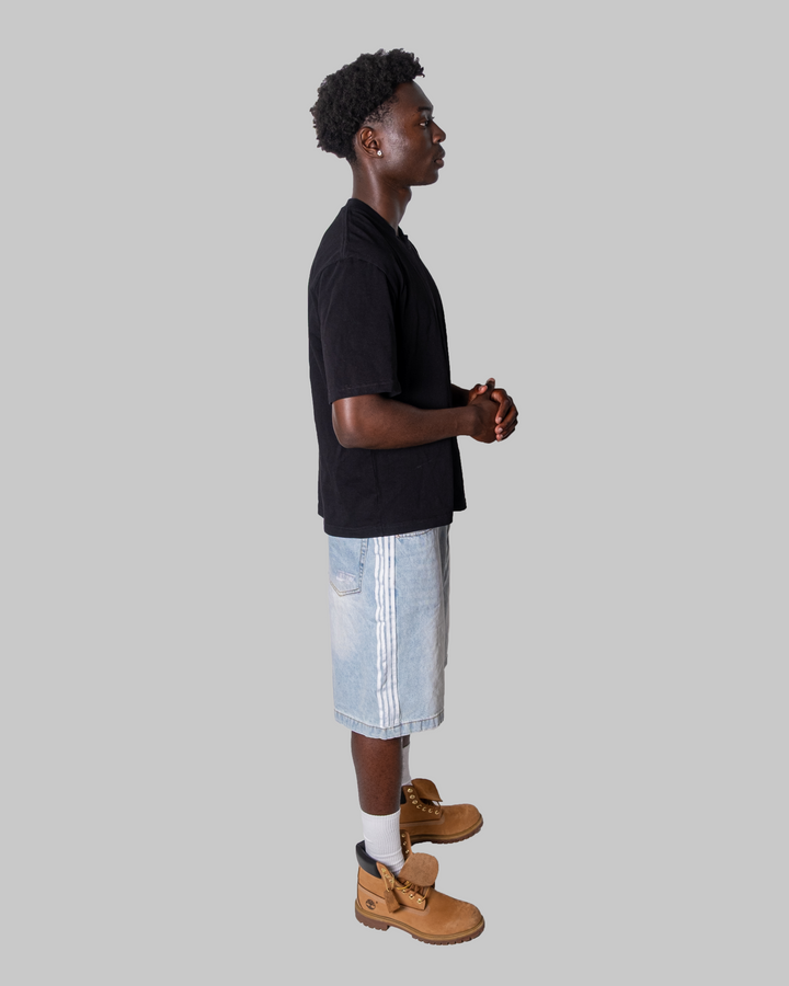 TRACK JORTS - BABY BLUE