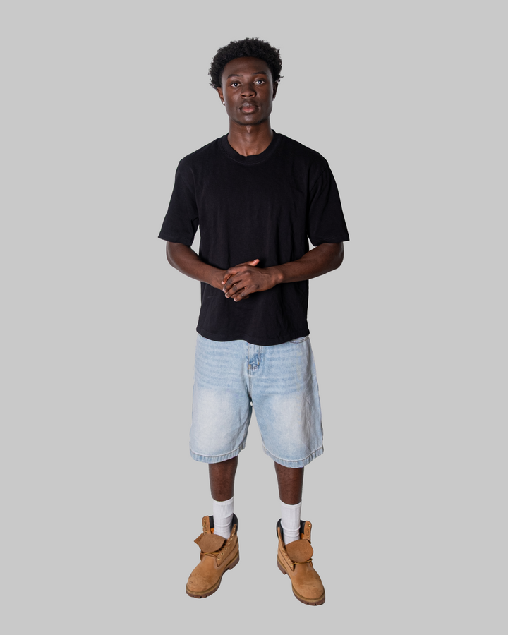 TRACK JORTS - BABY BLUE