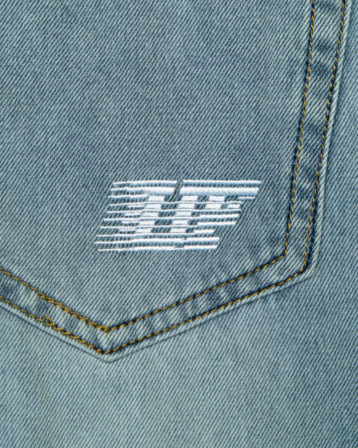 TRACK JORTS - BABY BLUE
