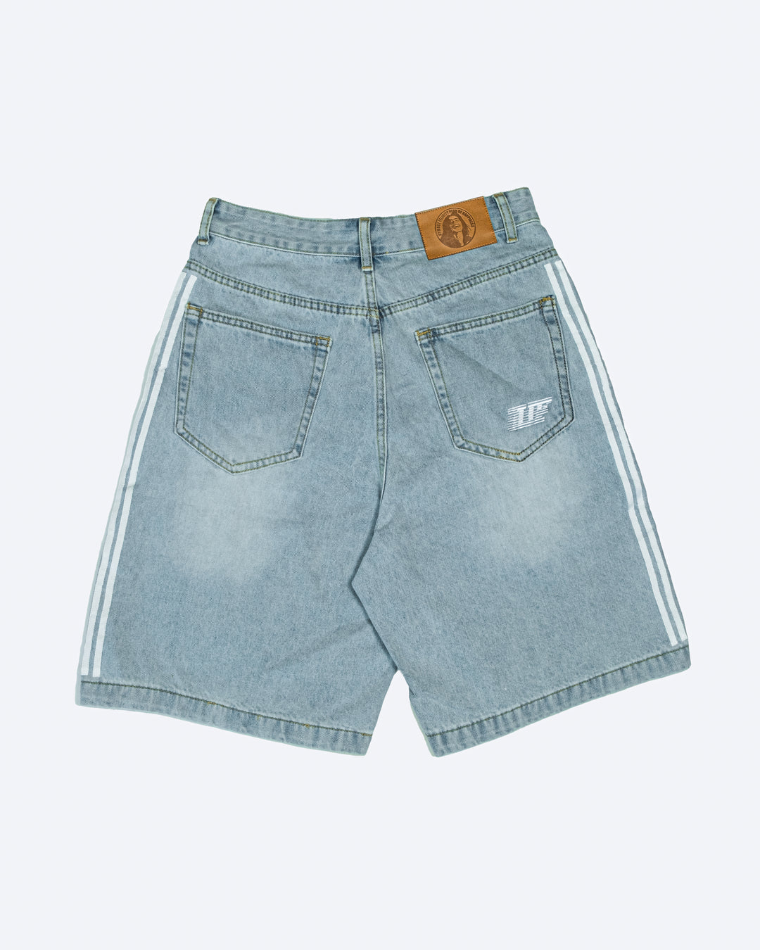 TRACK JORTS - BABY BLUE