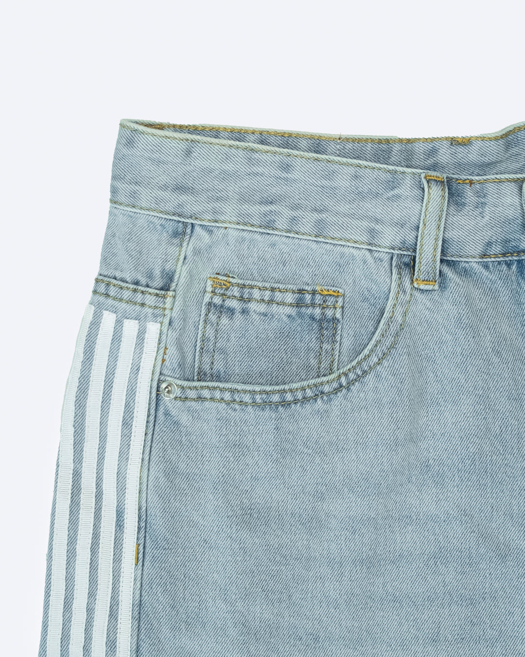 TRACK JORTS - BABY BLUE